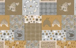 Chicken Oil Cloth Tablecloth DT31 - Price by the Metre