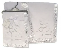 Christening Wrap White