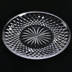 25cm Patterned Glass Tray