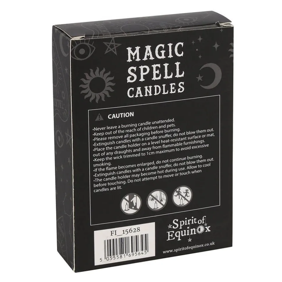 Confidence Spell Candles Orange - 12 Pack
