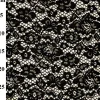 Corded Lace Fabric Black
