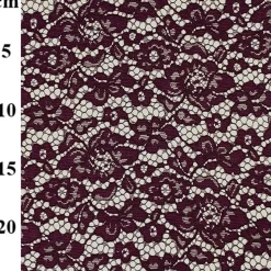 Corded Lace Fabric Purple