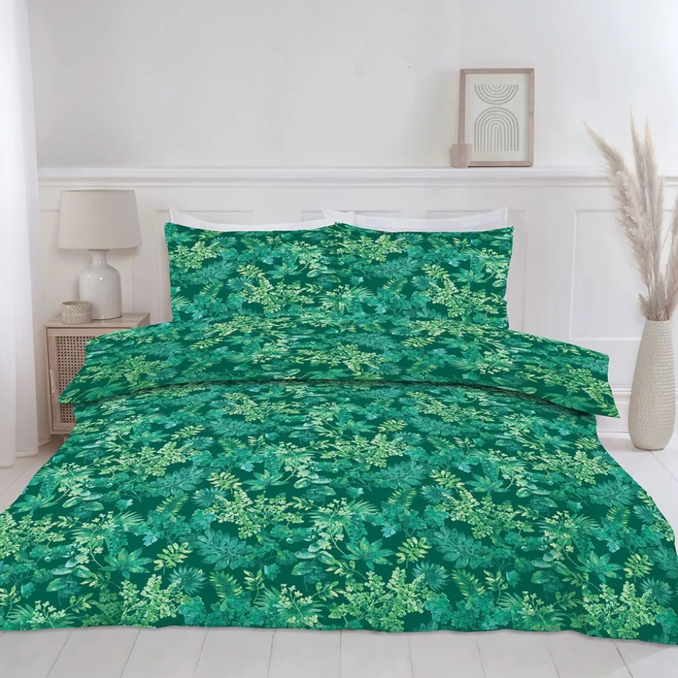 Cordelia Duvet Cover Set Green