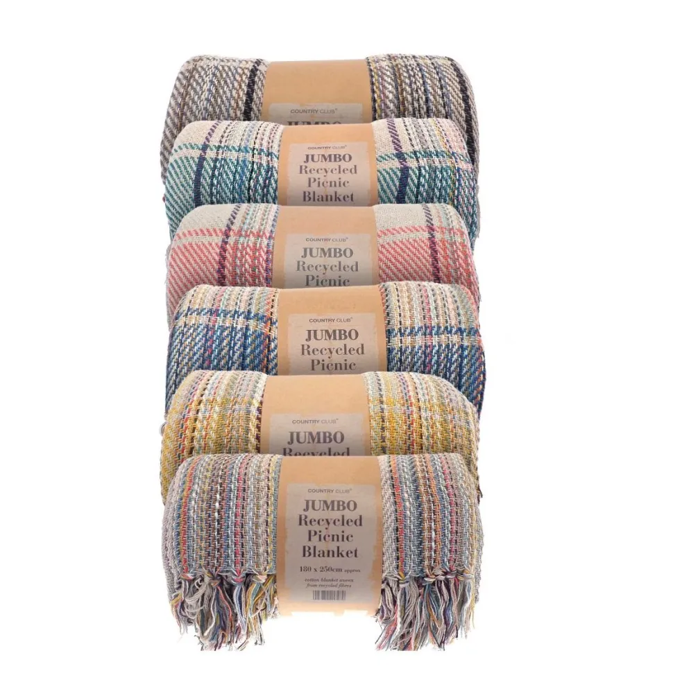 Country Club Recycled Jumbo Picnic Blanket