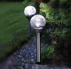 Crackle Solar Lamp Ball Large