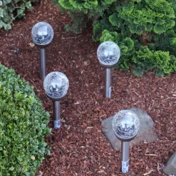 Crackle Solar Lamp Ball Small