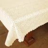 Cream Lace Tablecloth