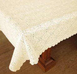 Cream Lace Tablecloth