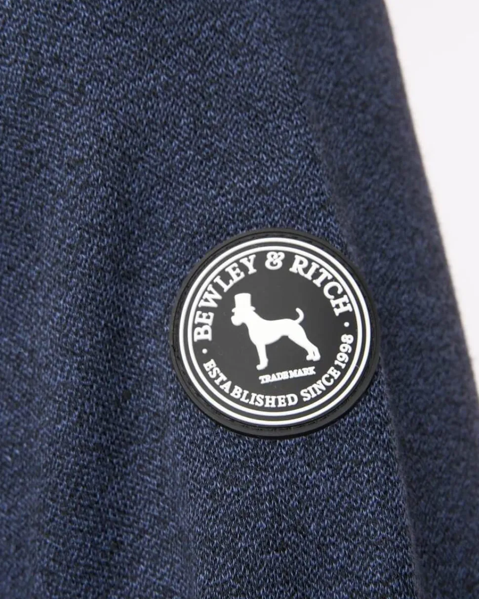 Crestfield Crew Navy Marl by Bewley & Ritch