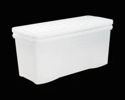 Crystal 133 Litre Box & Lid Clear