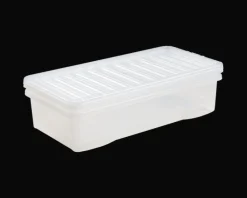 Crystal 42 Litre Underbed Storage Box & Lid Clear by Wham