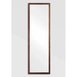 Dark Wood Standing Mirror