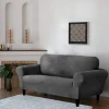 Delby Stretch Sofa Cover Charcoal