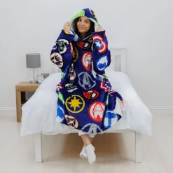 Disney Marvels The Avengers Hugzee Oversized Fleece Hoodie
