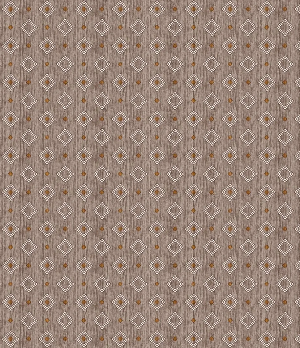 Distressed Brown Square Oil Cloth 1169-6 Price by the metre