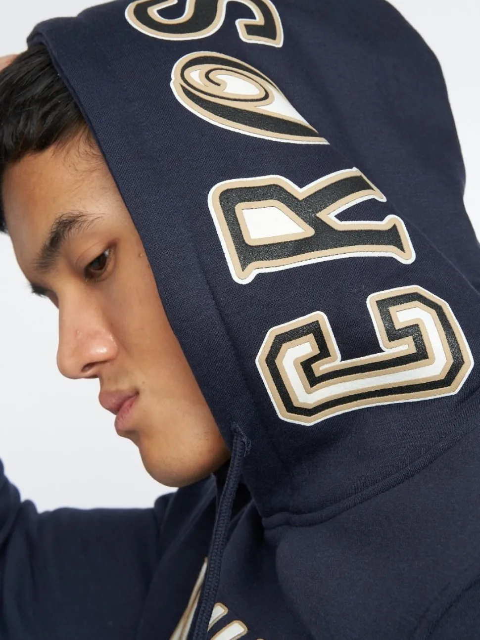 Doddington Hoodie Navy by Crosshatch