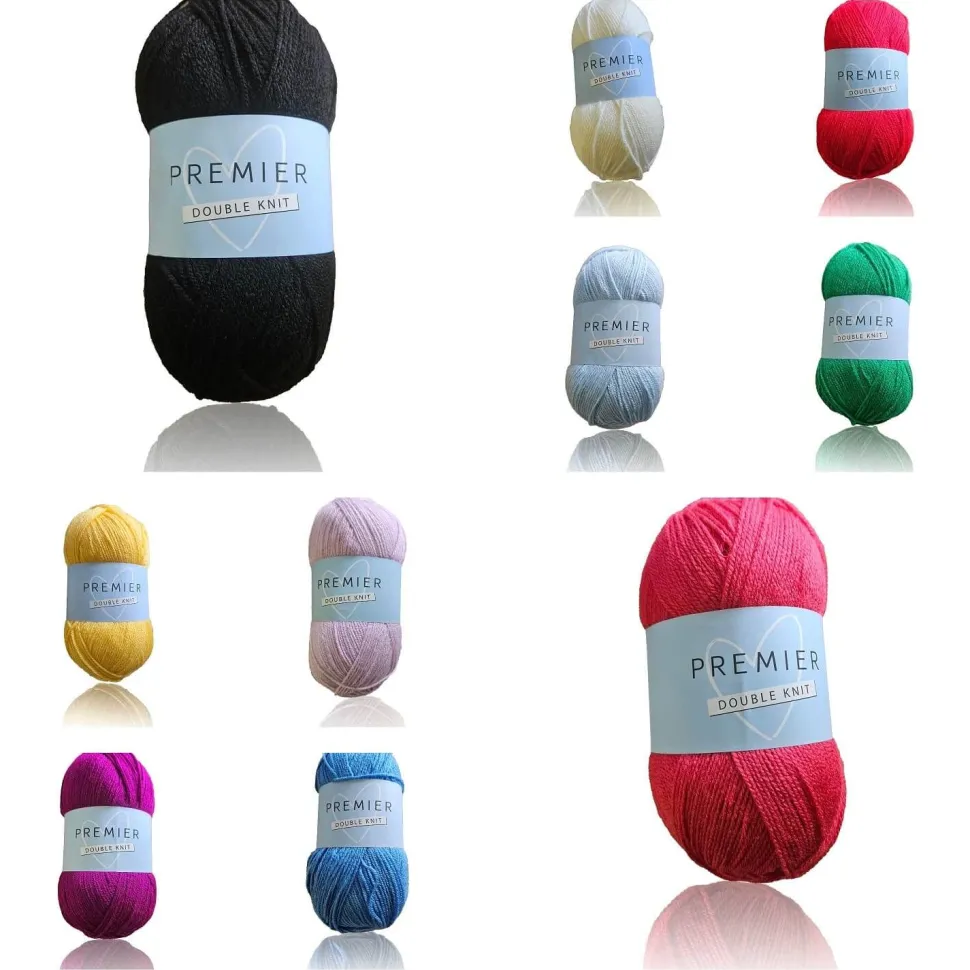Double Knit Wool Yarn Assorted Colours