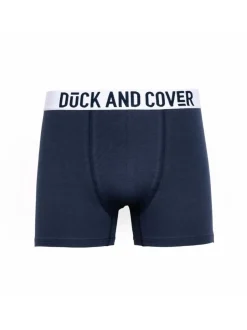 Duck & Cover 2 Pack Boxers Galton Green & Blue