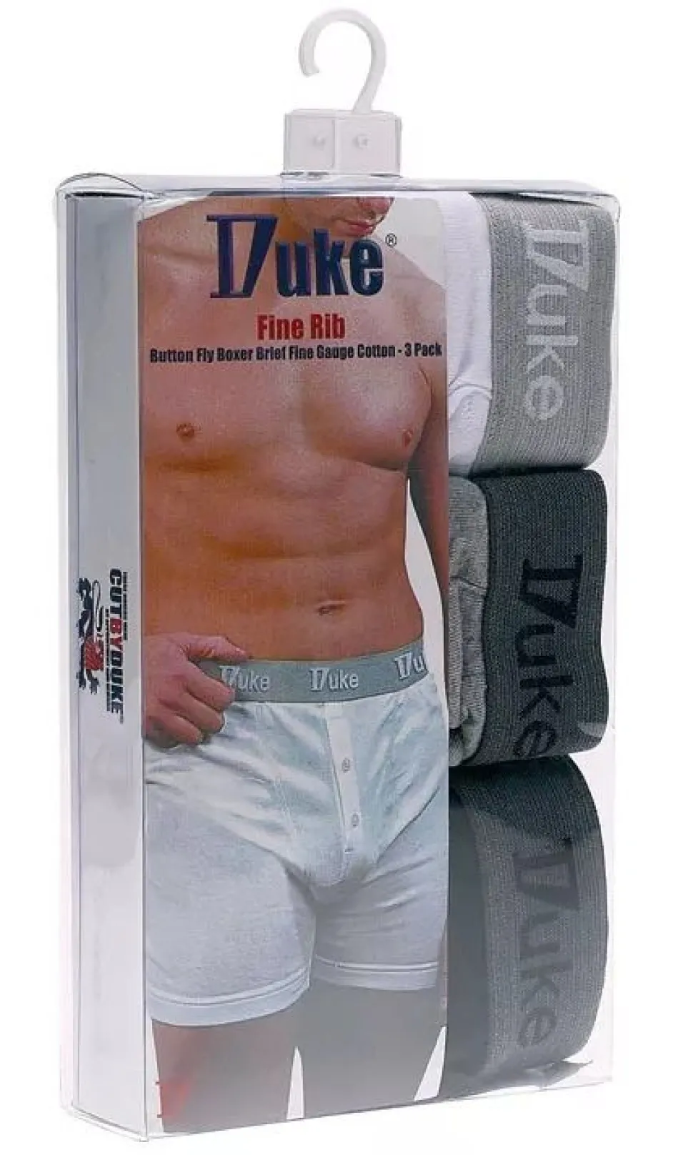 Duke of London 3 Pack Cotton Boxer Short
