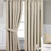 Eden Eyelet Readymade Curtains Natural 66x72