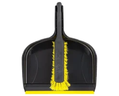Eden Jumbo Dustpan & Brush Set Black & Yellow
