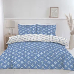 Elara Duvet Cover Set Blue