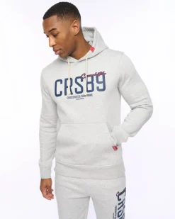 Ellsworth Hoodie Grey by Crosshatch