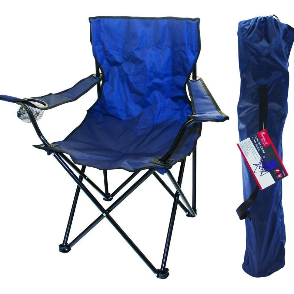 Foldable Camping Chair Blue