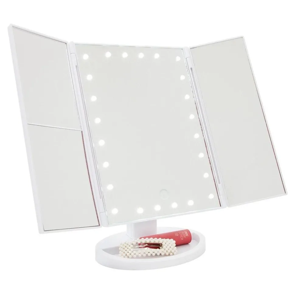 Foldable Compact LED Mirror