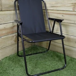 Folding Camping Chair Black