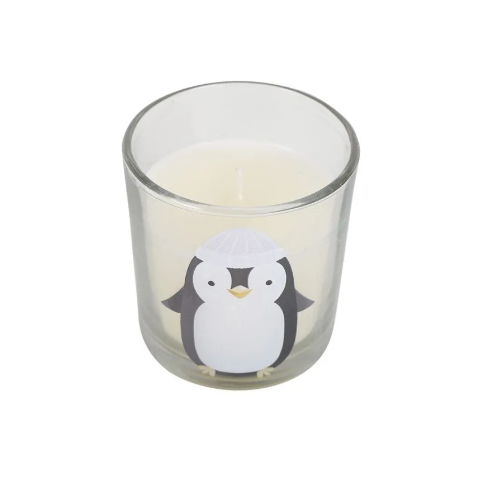 Frosty Vanilla Penguin Candle