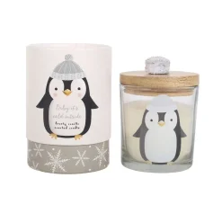 Frosty Vanilla Penguin Candle