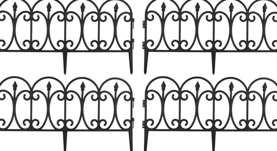 Garden Decorative Fencing 4 Pack