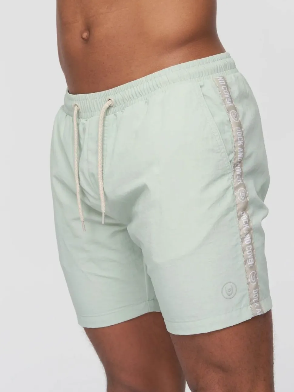Gathport Men's Swim Shorts Green by Duck & Cover