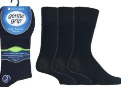 Gentle Grip Non-Binding Bamboo Men's Socks