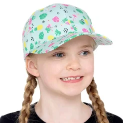 Girls Flamingo Print Cap 6-12 Years