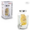 Glass Beverage Dispenser 3.5 Litres