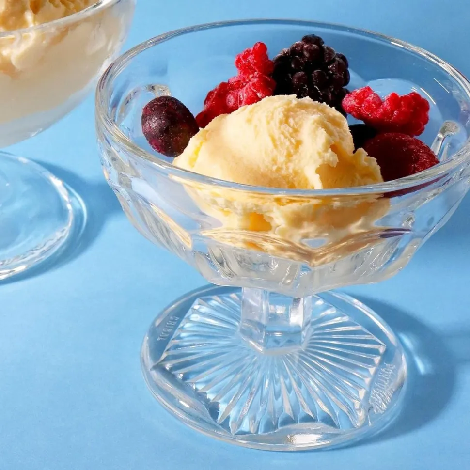 Glass Ice Cream Cup Set of 3