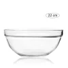 Glass Salad Bowl 22cm