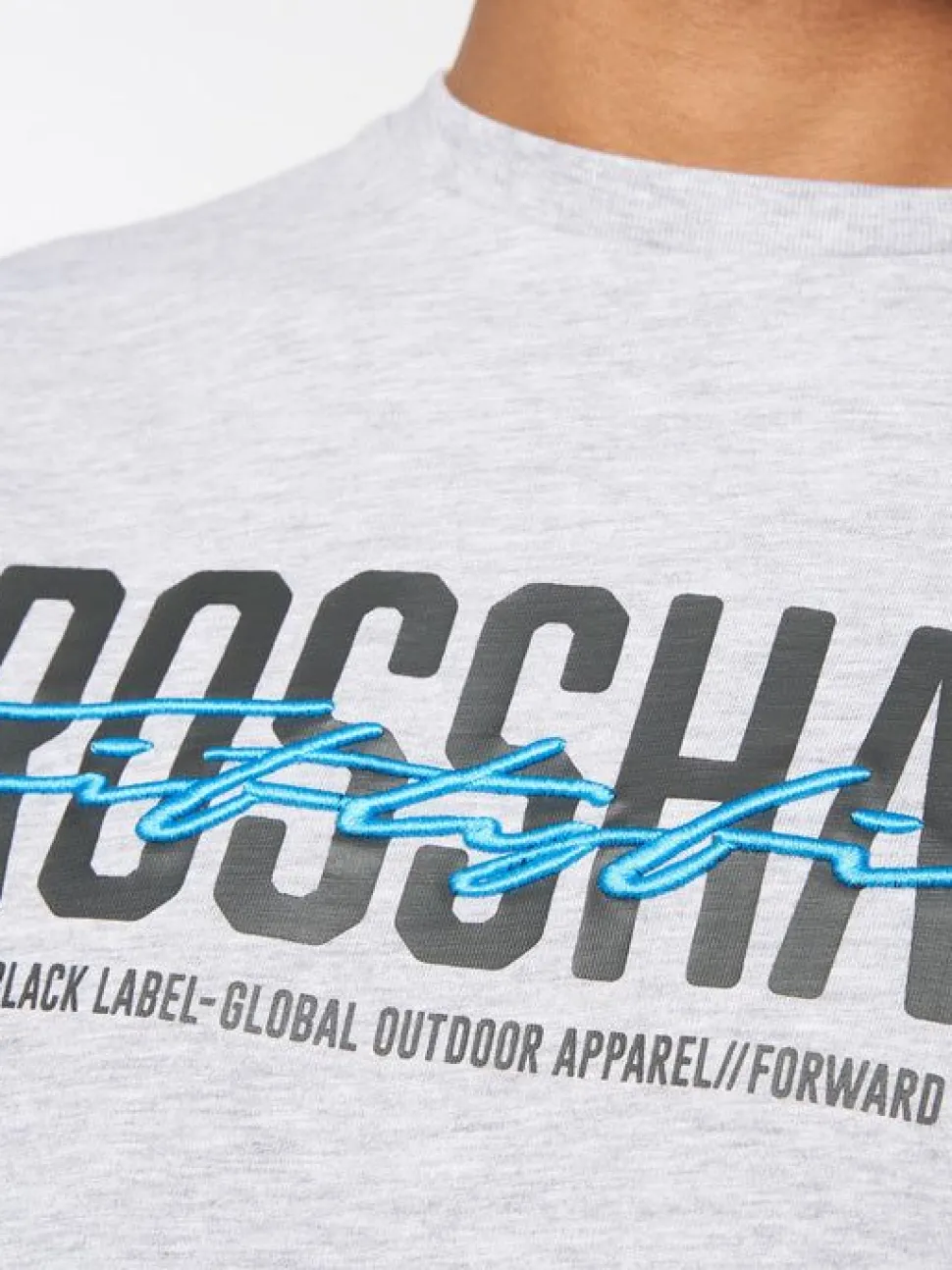 Gooch T-Shirt Light Grey Marl by Crosshatch