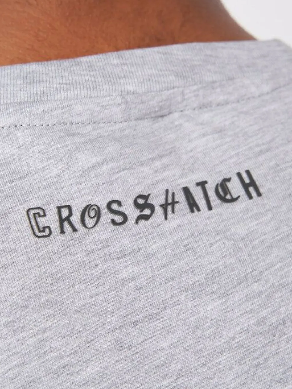 Gooch T-Shirt Light Grey Marl by Crosshatch