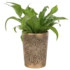 Green Man Bronze Plant Pot
