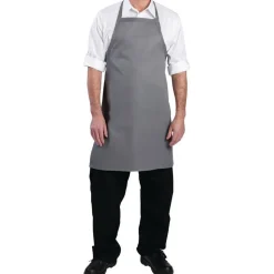 Grey Bib Apron 103-075