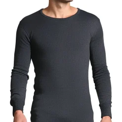 Grey Long Sleeve Thermal T-Shirt Thermax