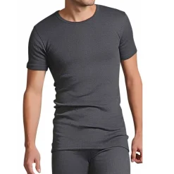 Grey Short Sleeve Thermal T-Shirt