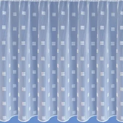Grosvenor White Net Curtains - Price by the Metre