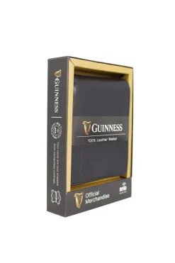 Guinness 100% Black Leather Wallet