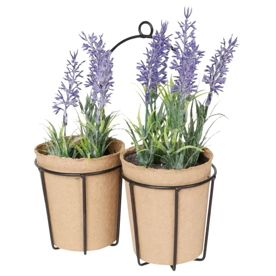 Hanging Lavender Artificial Plant