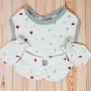 Heart Bib Mitten & Bootie Set
