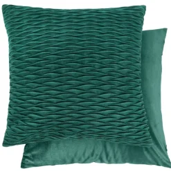 Henley Velvet Emerald Green Cushion Cover